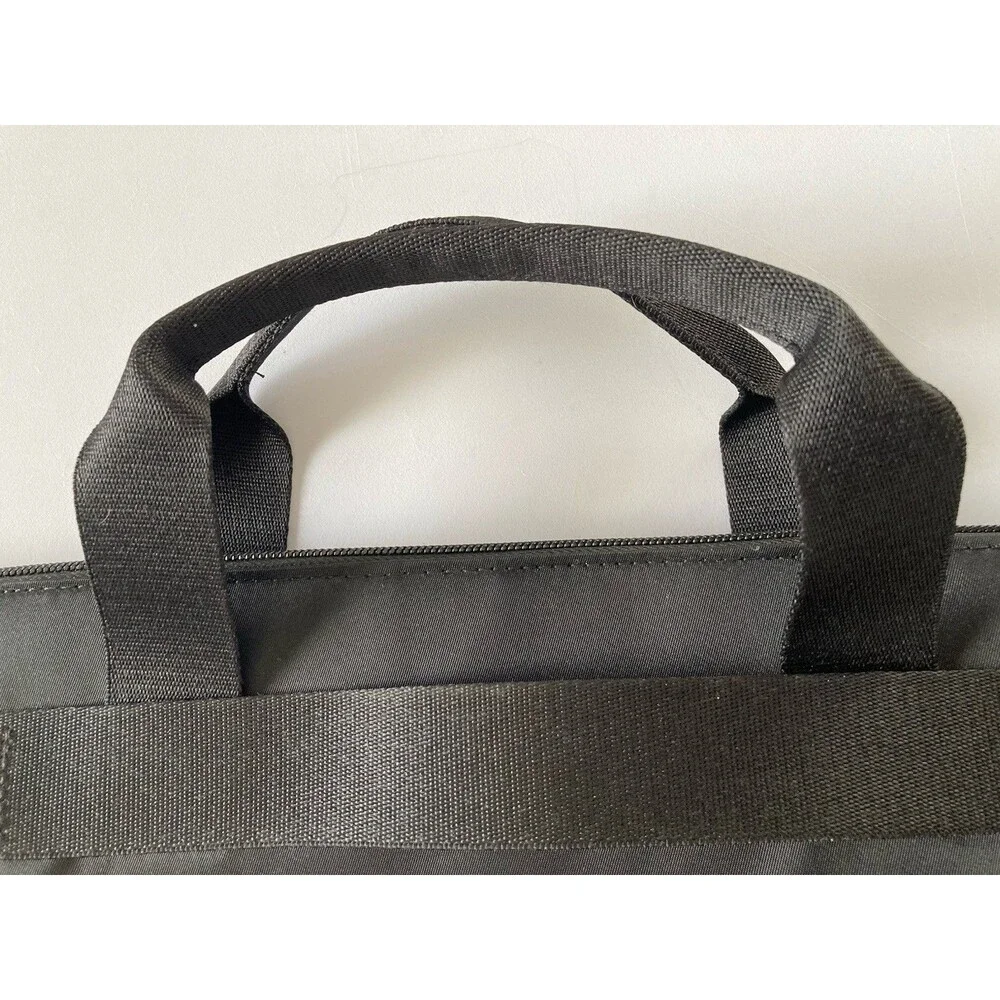 Samsonite Computer Bag Black Gold Zip Good Condition Roomy Waterproof NO STRAP